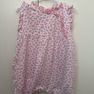 Kissy Kissy Floral Ruffle Baby Romper